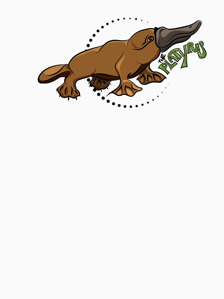 Thumbnail 7 of 7, Classic T-Shirt, The Platypus designed and sold by NSoulliardArt.