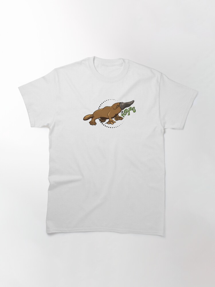 Thumbnail 3 of 7, Classic T-Shirt, The Platypus designed and sold by NSoulliardArt.