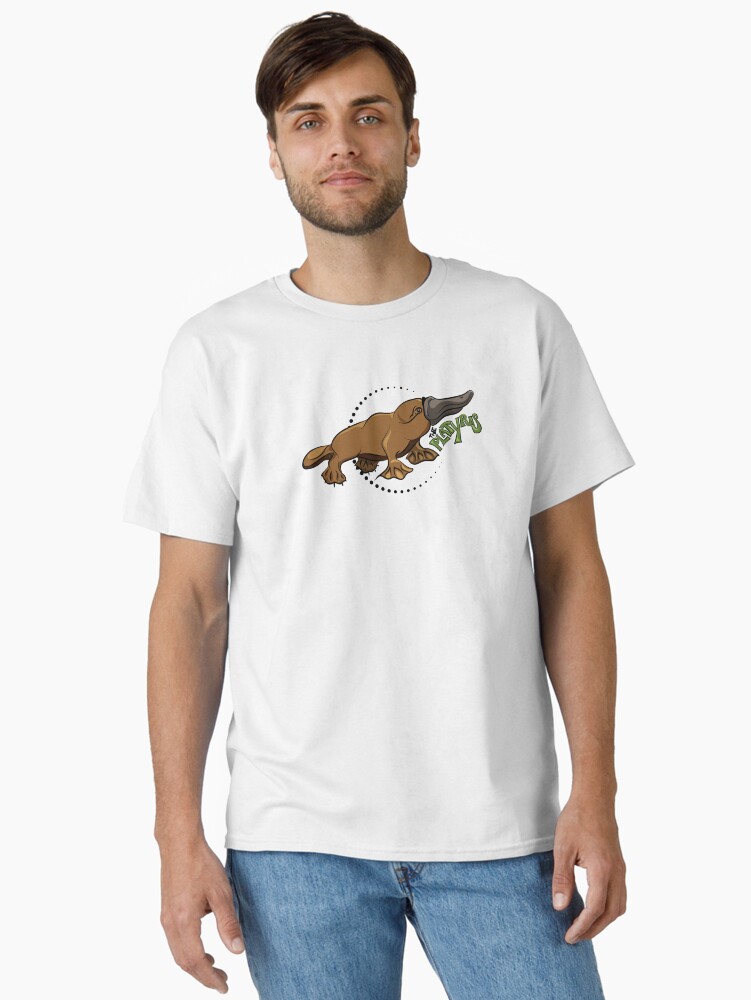 Thumbnail 1 of 7, Classic T-Shirt, The Platypus designed and sold by NSoulliardArt.