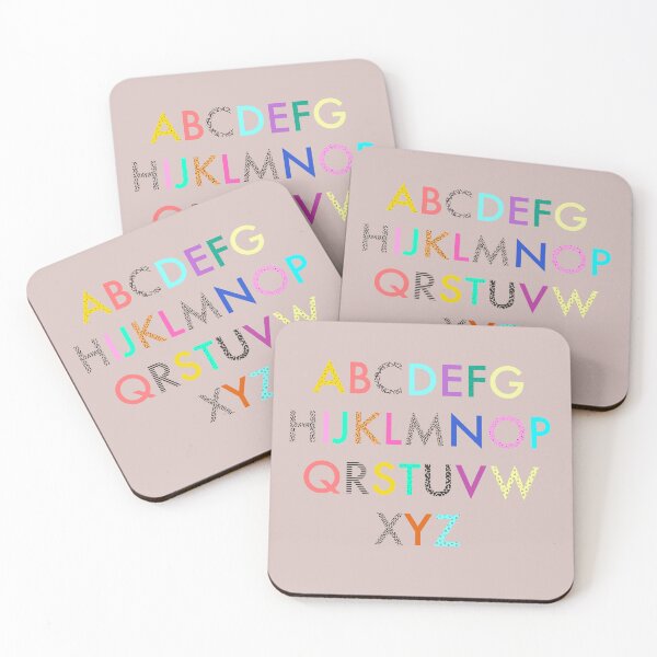 Item preview, Alphabet "ABC" pop art designed and sold by frickedesign.
