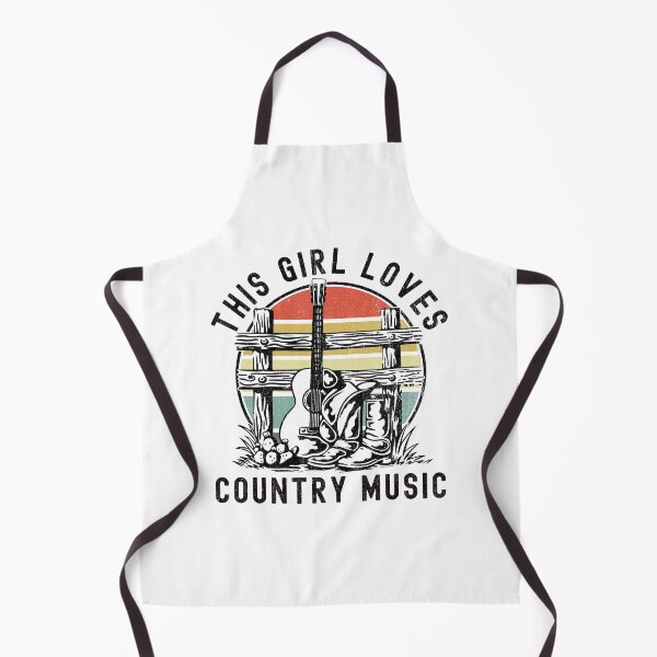 Item preview, This Girl Loves Country Music designed and sold by Phase2Tees.