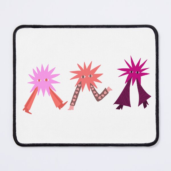 Item preview, funky fellas (pink tones) designed and sold by Zoë Witherspoon.
