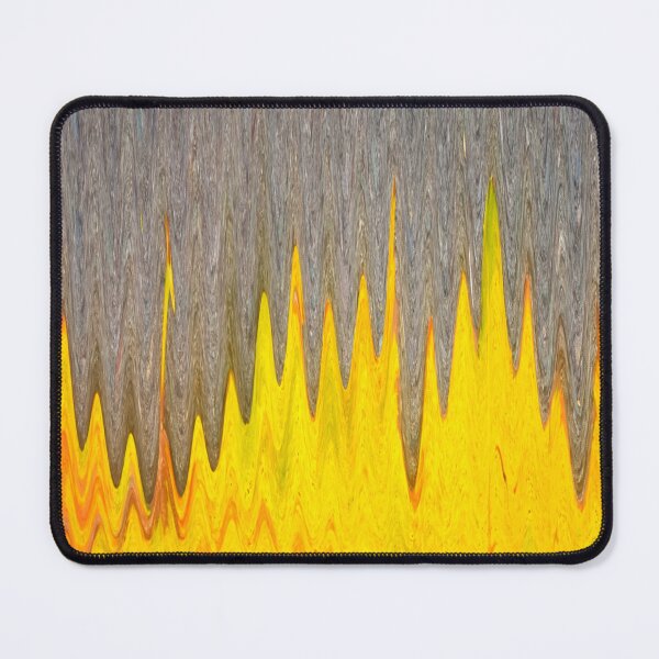 Item preview, Grey and yellow sound equalizer effect abstract pattern designed and sold by Rozzzita7.