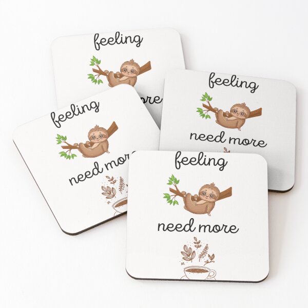 Item preview, Copie de feeling slothee need more coffee Classic T-Shirt designed and sold by chaousari98 ⭐️⭐️⭐️⭐️⭐️.