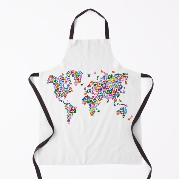 Item preview, Cats World Map designed and sold by InkistPrints.