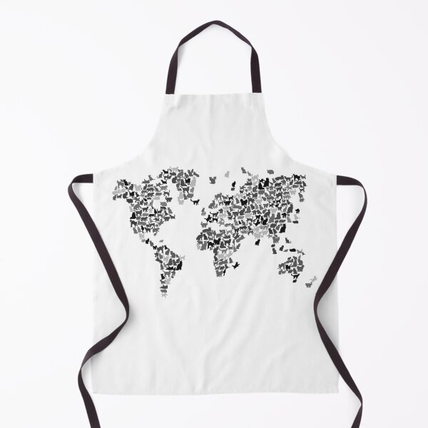 Item preview, Cats World Map designed and sold by InkistPrints.
