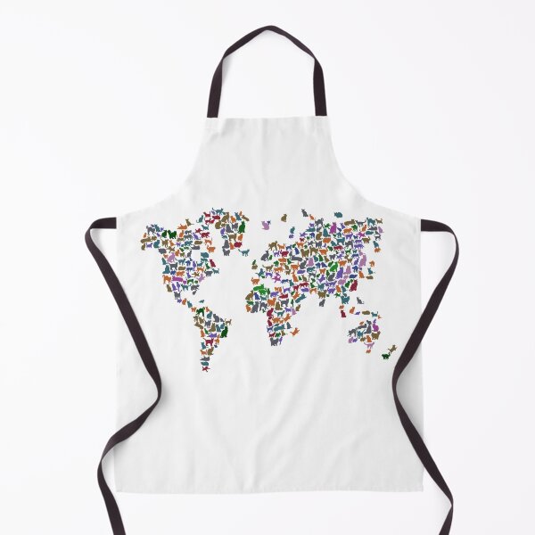 Item preview, Cats World Map designed and sold by InkistPrints.