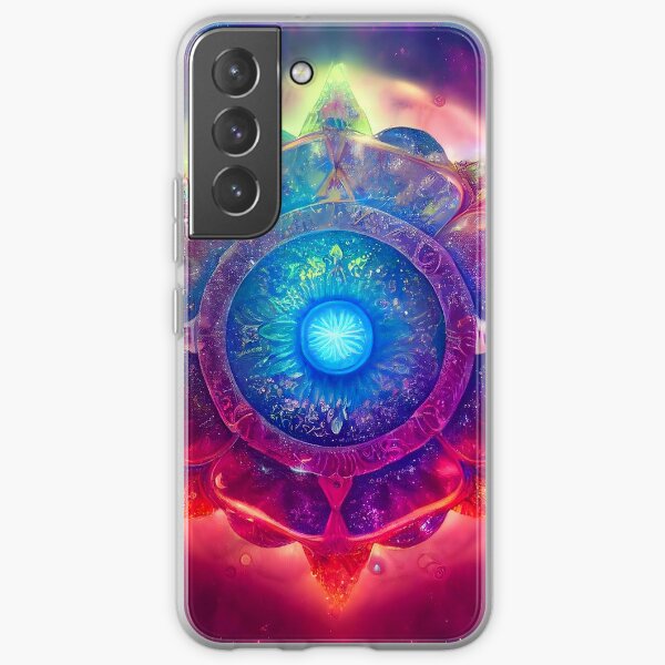 Powerful Mandala of Peace and Harmony, Sacred Geometry - spiritual art spiritual artwork spirituality wellness well-being Samsung Galaxy Soft Case