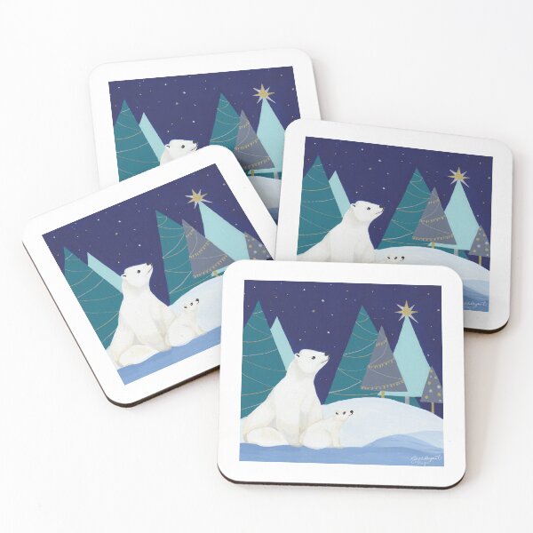 Item preview, Polar Bears and Evergreens designed and sold by Peleegirl.
