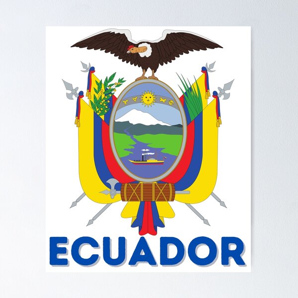 Item preview, Ecuador Map Flag designed and sold by Tienda-Vane.