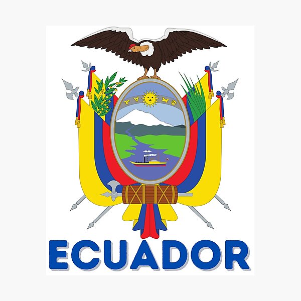Item preview, Ecuador Map Flag designed and sold by Tienda-Vane.