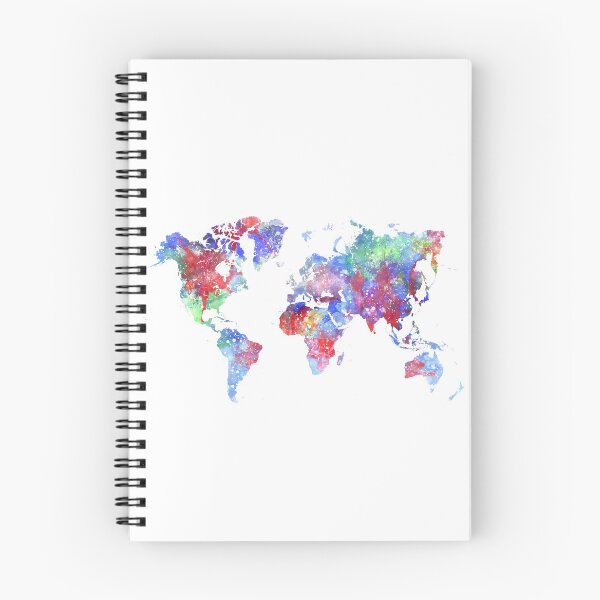 Item preview, Watercolor World Map designed and sold by InkistPrints.
