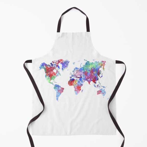 Item preview, Watercolor World Map designed and sold by InkistPrints.