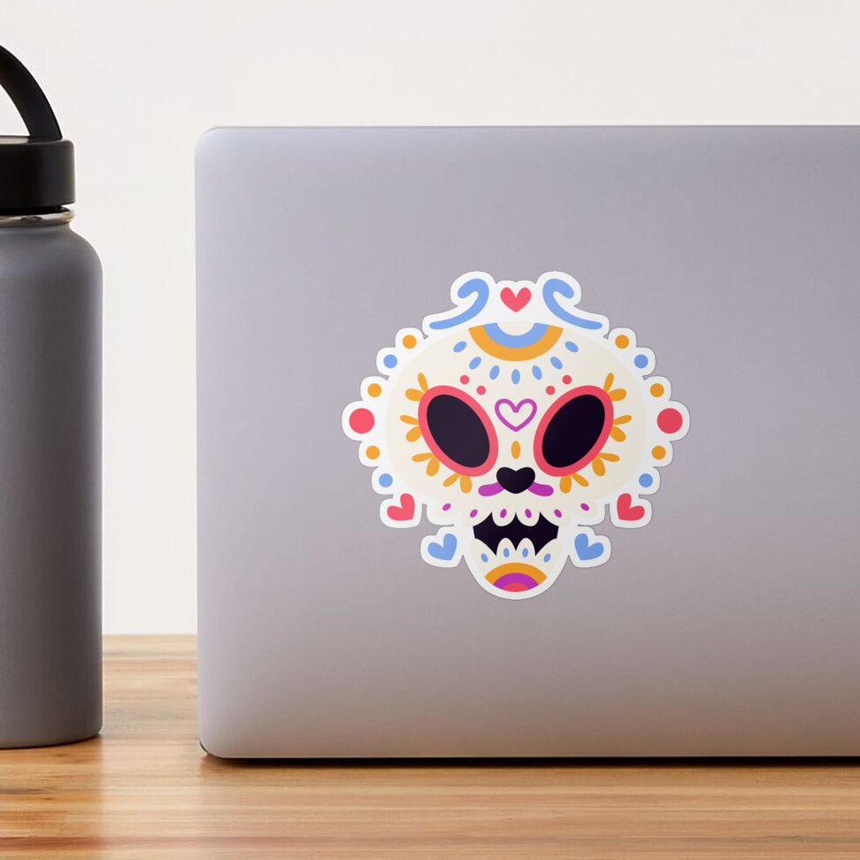 Cutie Skulls Water Bottle by Multiple Ellipses