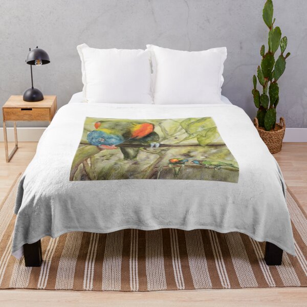 Item preview, Parrots in Icod de los Vinos designed and sold by AWhittenArt.