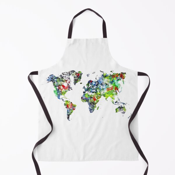 Item preview, Watercolor World Map designed and sold by InkistPrints.