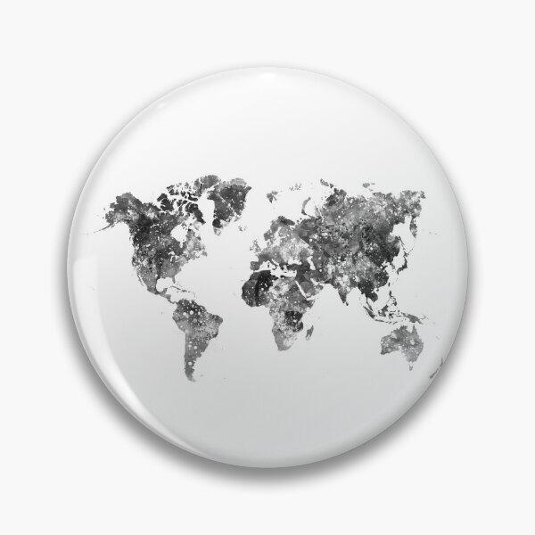 Item preview, Watercolor World Map designed and sold by InkistPrints.