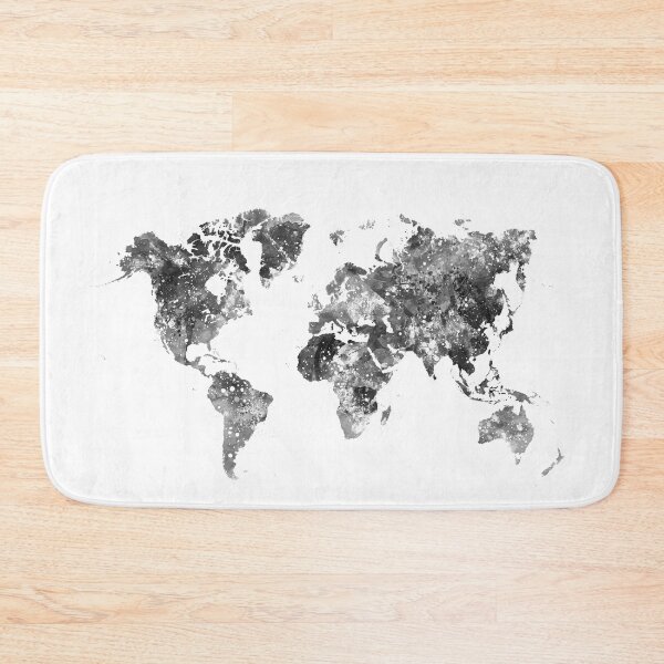 Item preview, Watercolor World Map designed and sold by InkistPrints.