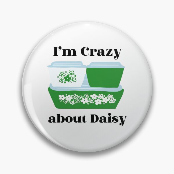 Item preview, Crazy Daisy “I’m Crazy About Daisy” Spring Blossom Pyrex designed and sold by Mblairphoto.