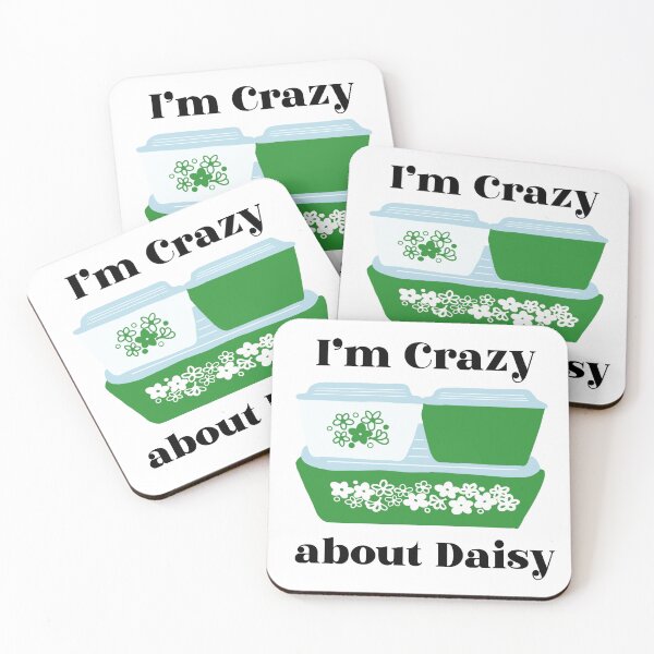 Item preview, Crazy Daisy “I’m Crazy About Daisy” Spring Blossom Pyrex designed and sold by Mblairphoto.