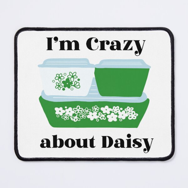 Item preview, Crazy Daisy “I’m Crazy About Daisy” Spring Blossom Pyrex designed and sold by Mblairphoto.