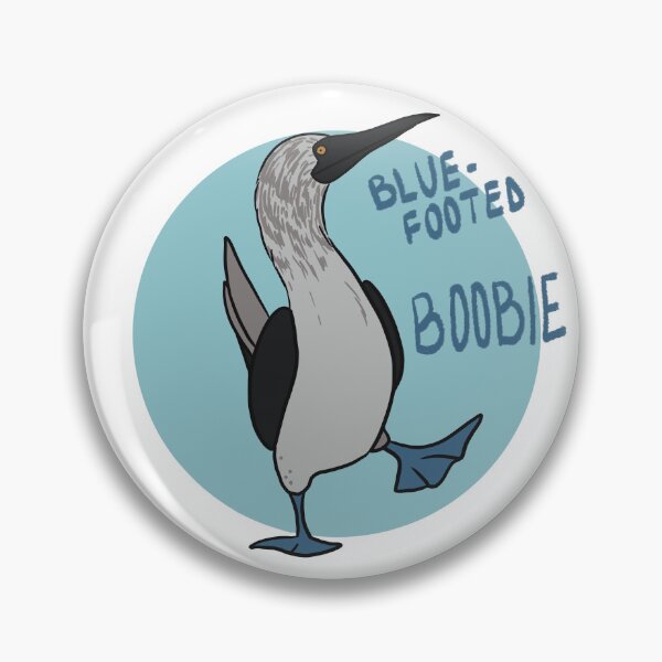 Item preview, Birds with unfortunate names - Blue Footed Boobie designed and sold by BirdWithHat.