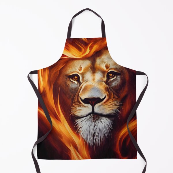 Item preview, The Sacred Lion of One's Inner Fire - spiritual art spiritual artwork spirituality wellness well-being designed and sold by LvSoulCreations.