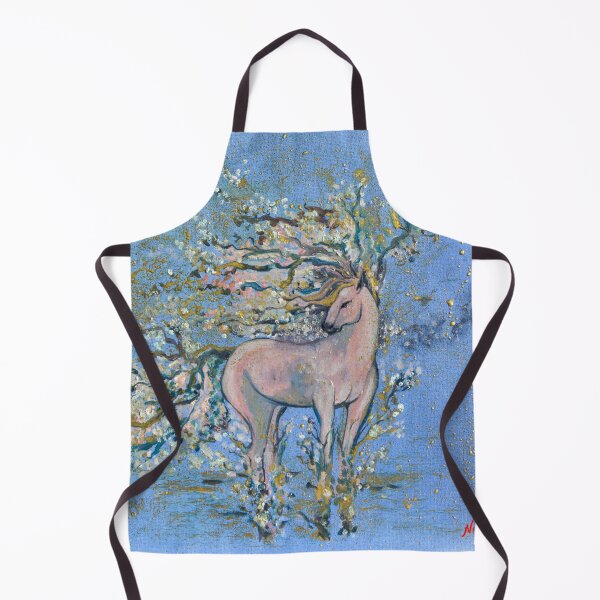 Item preview, Horse Spring Original Oil Painting Totem Animals designed and sold by NinoPonditerra.