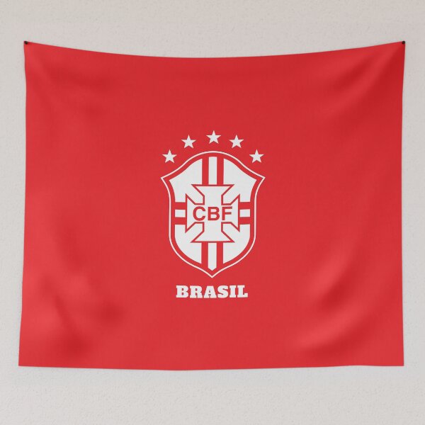 Item preview, Brazil World Cup Football in red designed and sold by T R E N D Y Z.