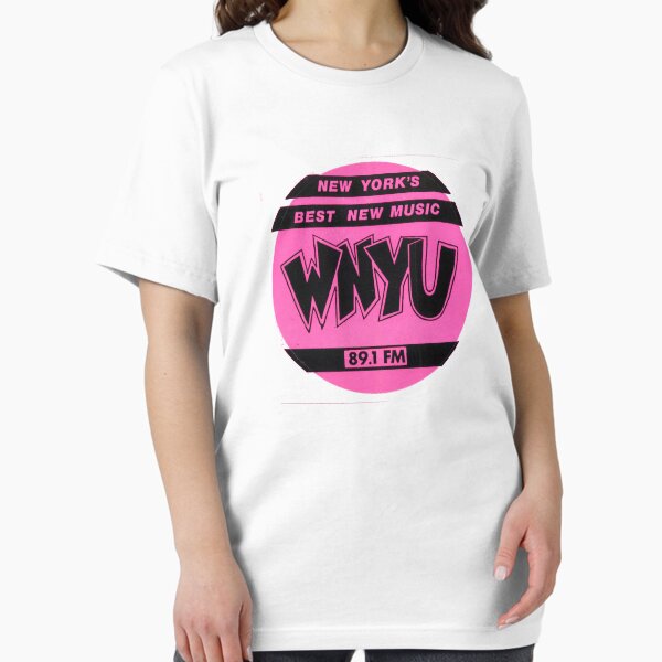 Vista previa del artículo con la obra «Logotipo de la WNYU de los años 90», diseñado y vendido por WNYU Radio (89.1 FM).