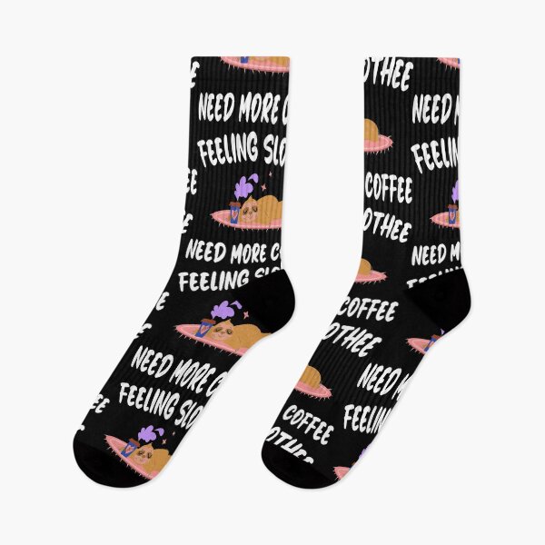 Item preview, feeling slothee need more coffee designed and sold by Ach B.