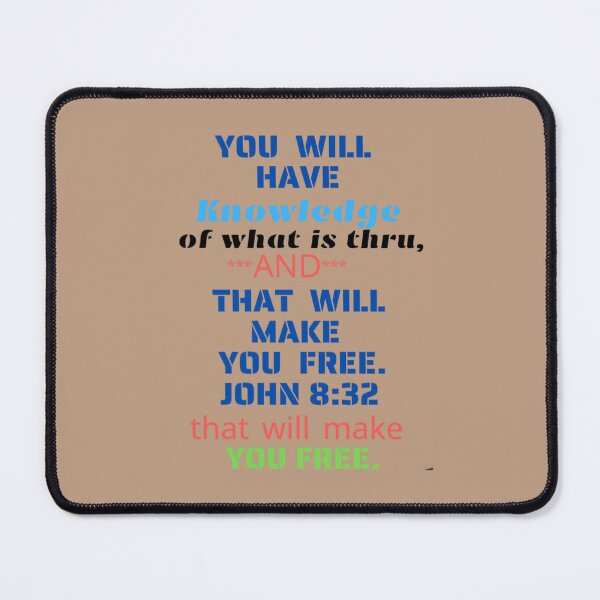 Item preview, *John 8:32* designed and sold by Berezabella.