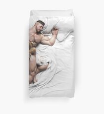 The Sleeping Hunk - Duvet Cover Duvet Cover