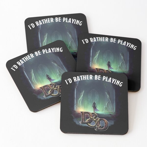 Item preview, I'd Rather Be Playing D&D designed and sold by royalfishgames.