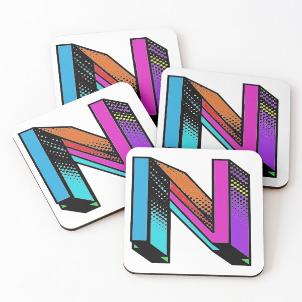 Item preview, Colorized letter N Initial  designed and sold by RemieJames.