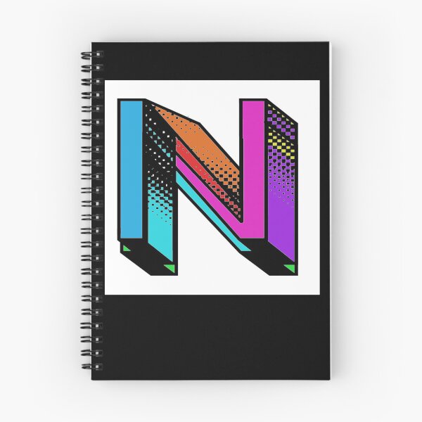 Item preview, Colorized letter N Initial  designed and sold by RemieJames.