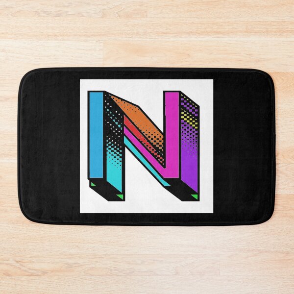 Item preview, Colorized letter N Initial  designed and sold by RemieJames.
