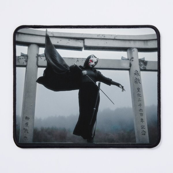 Item preview, Woman with a Sword and Kitsune Mask designed and sold by RepublicOfFire.