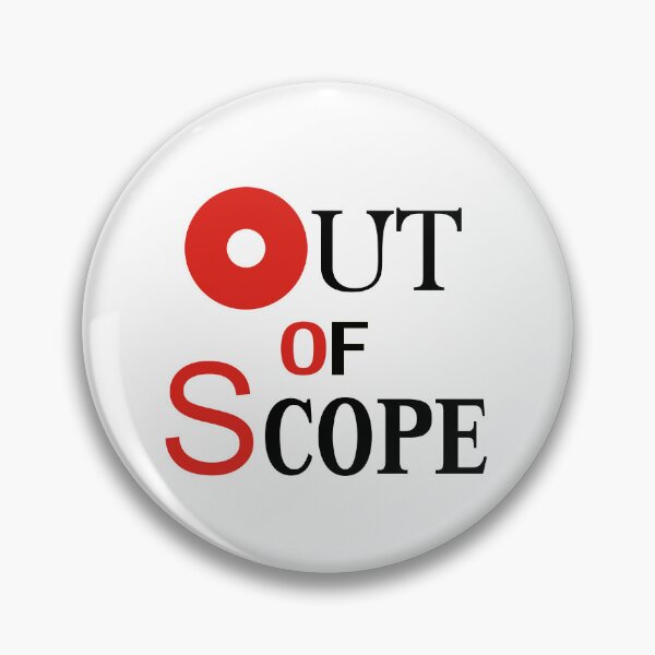 Item preview, OUT OF SCOPE STICKERS designed and sold by GRAPHISTE99.