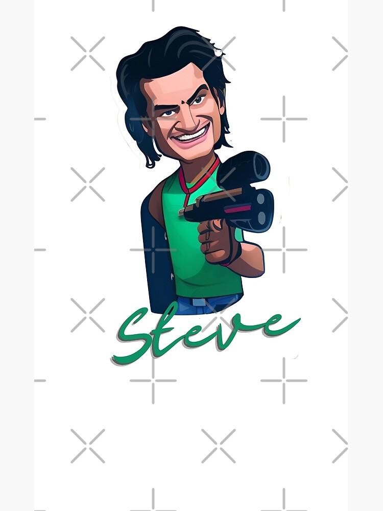 stranger-things-steve-stranger-things-stickers-poster-for-sale-by