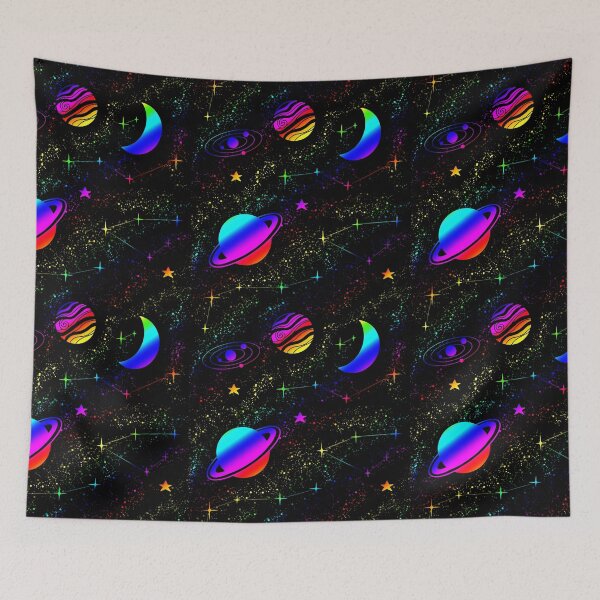 Item preview, Colorful space designed and sold by shiroi-okami.