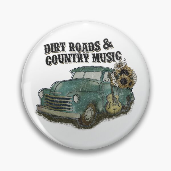 Item preview, Dirt Roads And Country Music With Vintage Truck designed and sold by Phase2Tees.