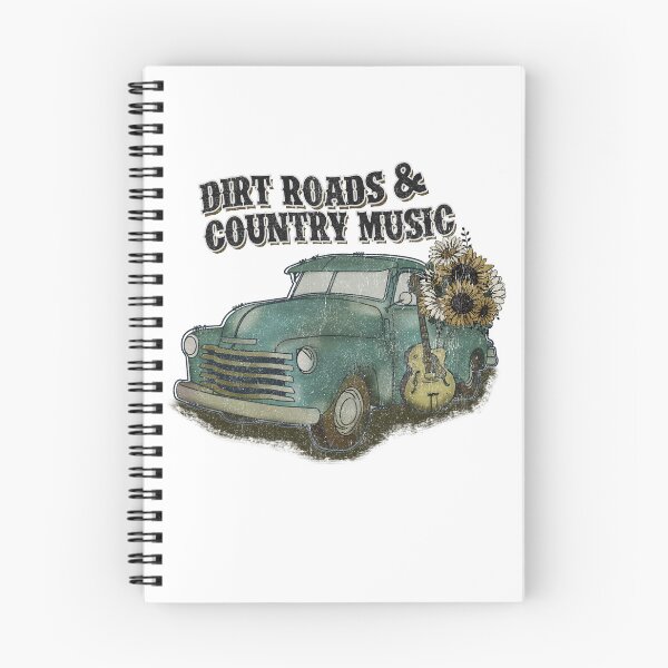 Item preview, Dirt Roads And Country Music With Vintage Truck designed and sold by Phase2Tees.