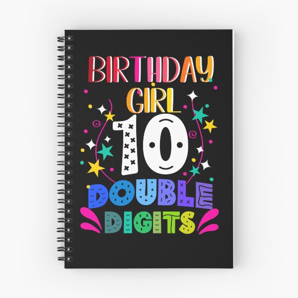 Item preview, Birthday Girl 10 Double Digits, Birthday 10th, Happy Birthday 10 Years Old designed and sold by orangeblue21.