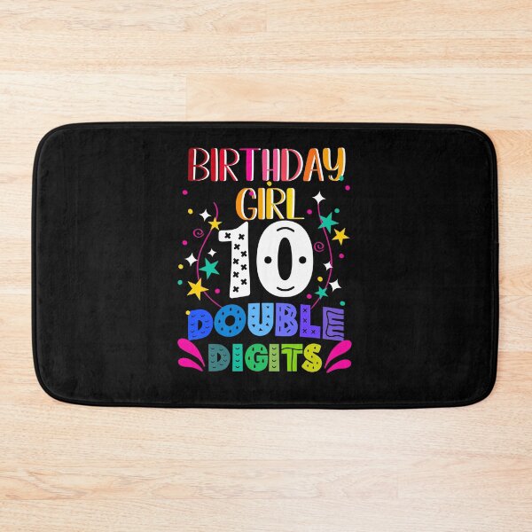 Item preview, Birthday Girl 10 Double Digits, Birthday 10th, Happy Birthday 10 Years Old designed and sold by orangeblue21.