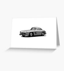 Mercedes 300SL Print Greeting Card