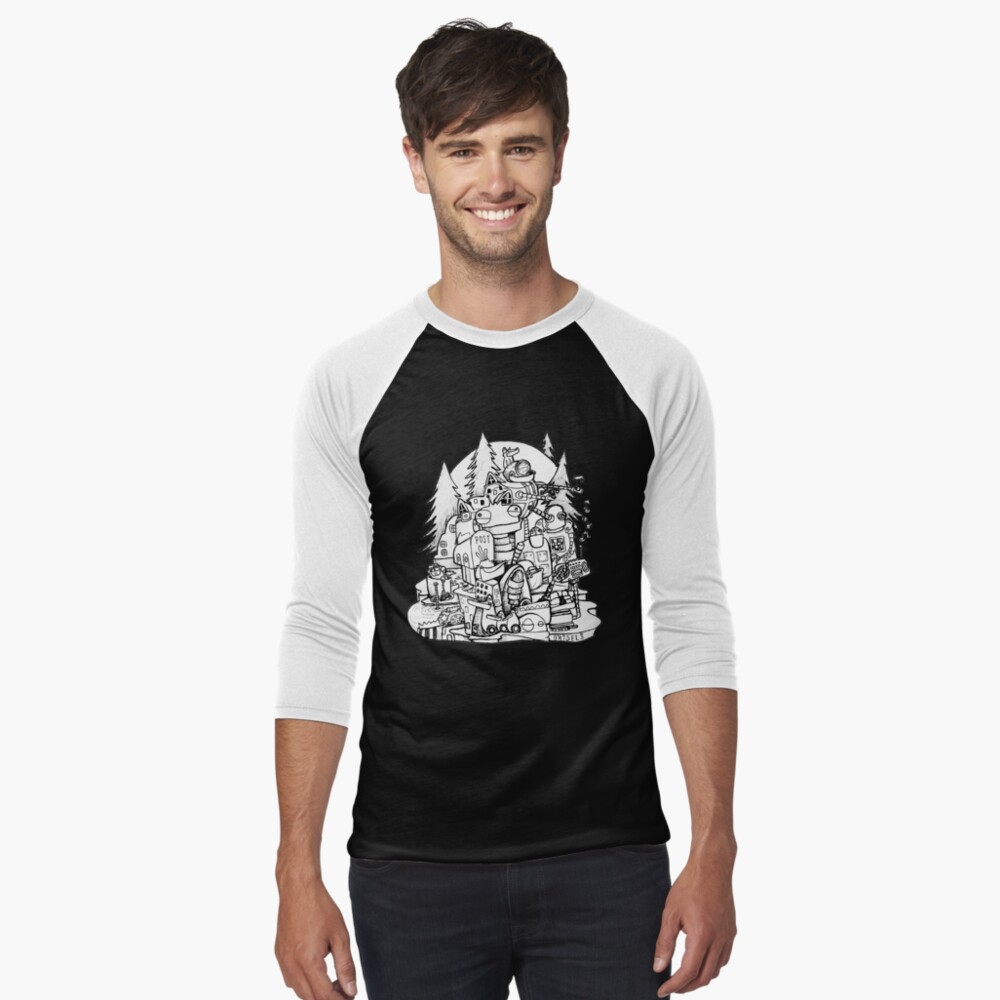 Item preview, Baseball ¾ Sleeve T-Shirt designed and sold by GriselMiranda.