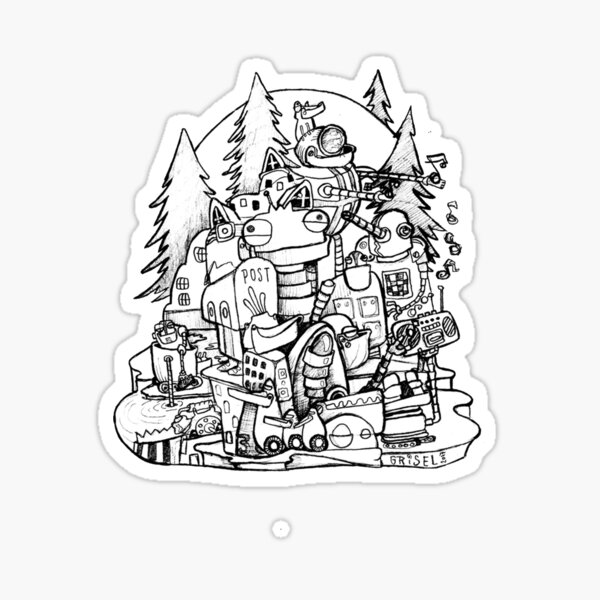 Robots Sticker