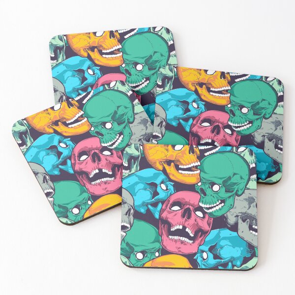 Item preview, Colorful skulls designed and sold by Audreycarro77.