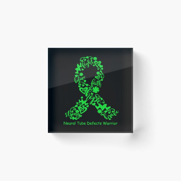 Aperçu de l'œuvre Guerrier des défauts du tube neural - Ruban des défauts du tube neural Strong Hope Believe Fight Faith Brave créée et vendue par CansellBar.